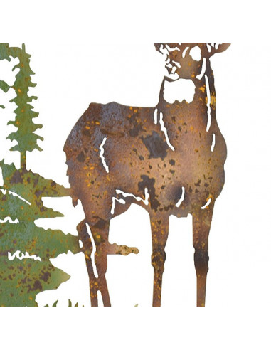 DECORATION MURALE CERF