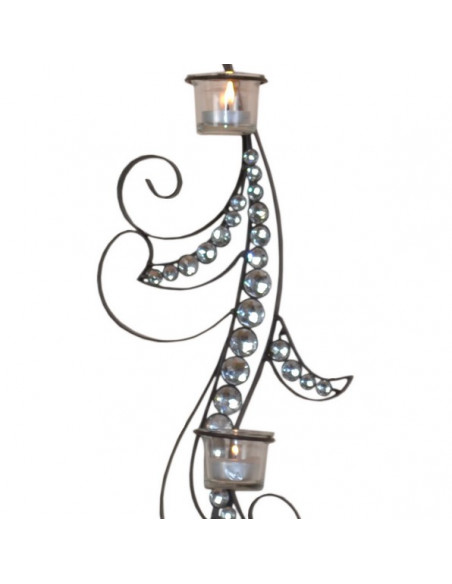 DECORATION MURALE BOUGEOIR STRASS
