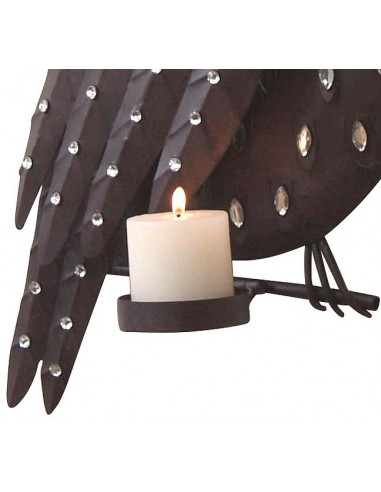 DECORATION MURALE OWL CANDLE