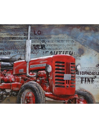 DECO MURALE TRACTEUR relief