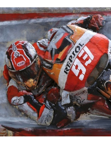 DECO MURALE MOTO CIRCUIT relief