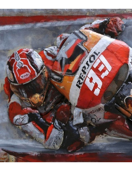 DECO MURALE MOTO CIRCUIT relief