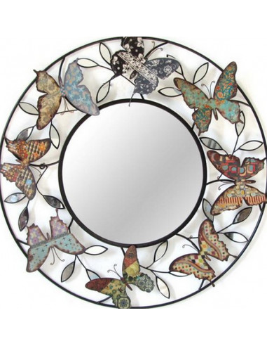 DECO MURALE MIROIR papillon
