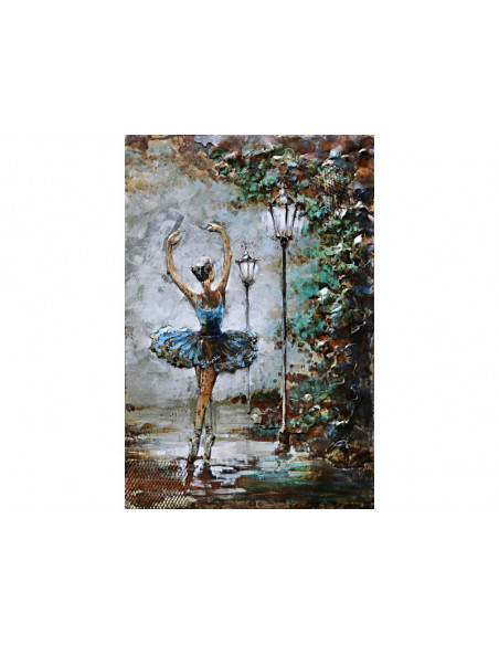 TABLEAU METAL BALLERINE relief