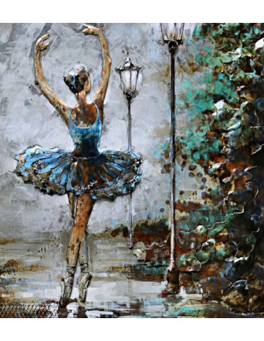 TABLEAU METAL BALLERINE relief