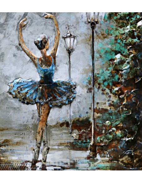 TABLEAU METAL BALLERINE relief
