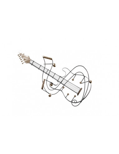 SCULPTURE MURALE GUITARE stylise