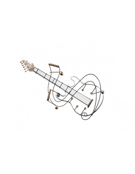 SCULPTURE MURALE GUITARE stylise
