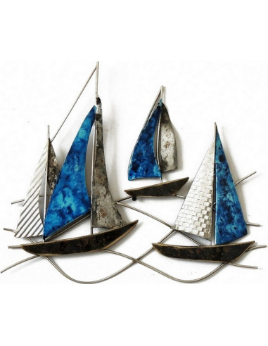 DECO MURALE TRIO BLEU AZUR