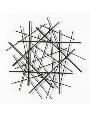 Sculpture murale métal - Mikado