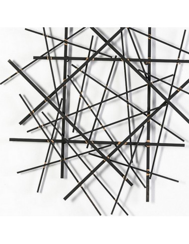 Sculpture murale métal - Mikado