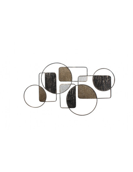 DECORATION MURALE SPHERES ET RECTANGLES