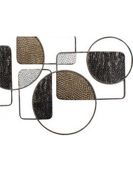 DECORATION MURALE SPHERES ET RECTANGLES