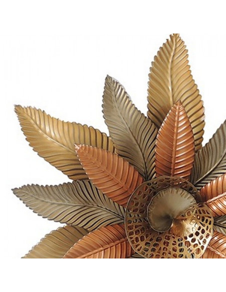 DECORATION MURALE FLEUR CUIVREE