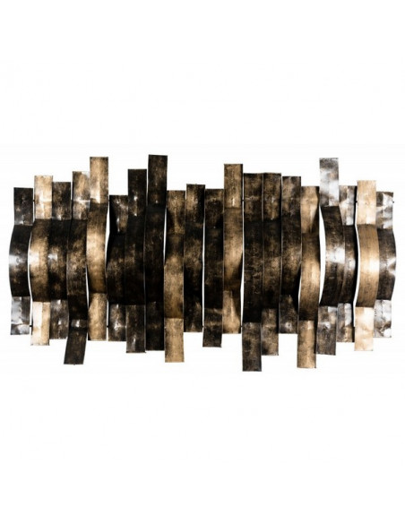 DECORATION MURALE BAMBOO COURBE bronze