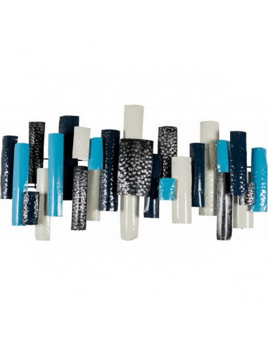 DECORATION MURALE BAMBOO EPAIS bleu