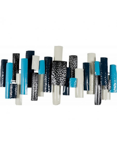 DECORATION MURALE BAMBOO EPAIS bleu