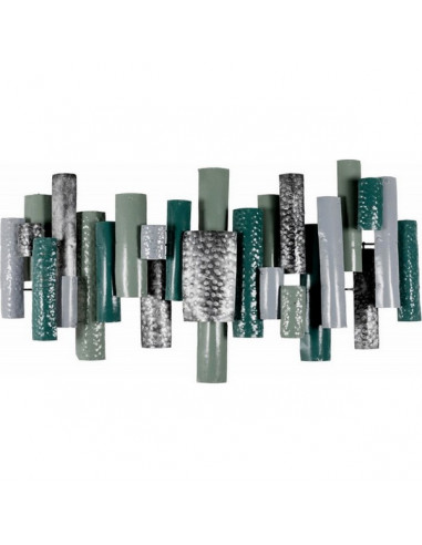DECORATION MURALE BAMBOO EPAIS vert