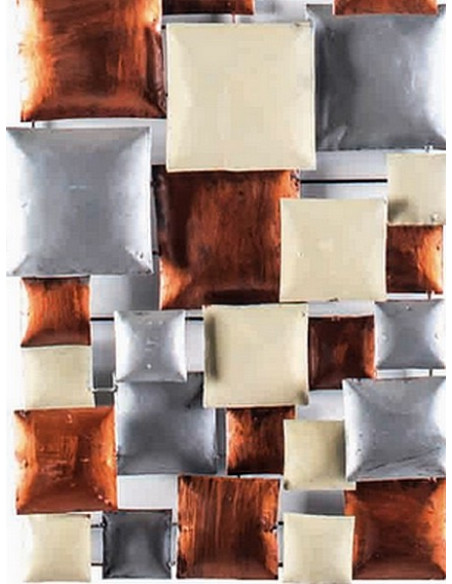 DECORATION MURALE POP argent