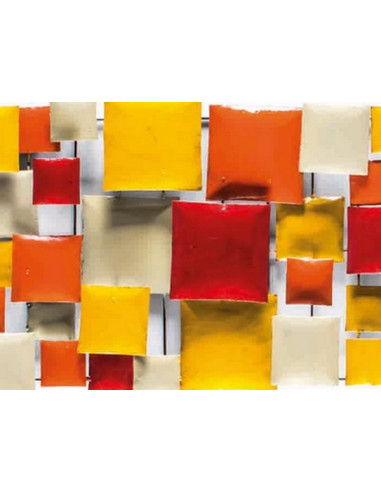 DECORATION MURALE POP orange