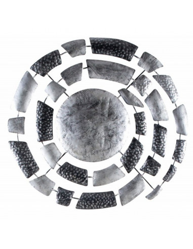 DECORATION MURALE SPIRALE argent