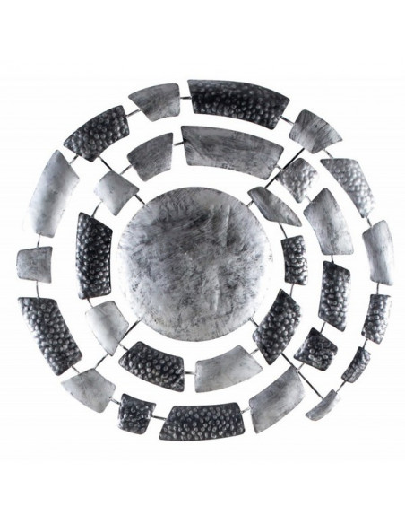 DECORATION MURALE SPIRALE argent