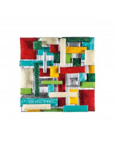 DECORATION MURALE RECTANGLE jaune MM