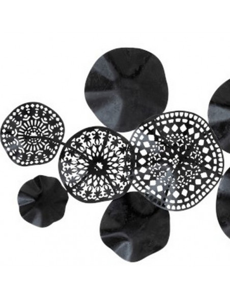 DECORATION MURALE BLACK COROLLE