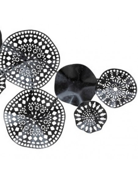 DECORATION MURALE BLACK COROLLE