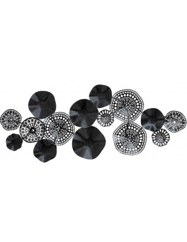 DECORATION MURALE BLACK COROLLE
