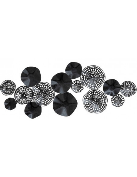 DECORATION MURALE BLACK COROLLE