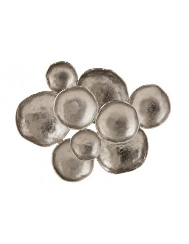 DECORATION MURALE BULLE ALUMINIUM