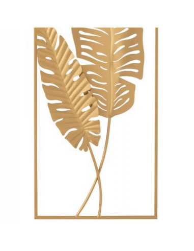 DECORATION MURALE GOLD LEAVES