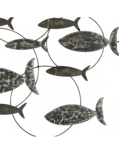 DECORATION MURALE POISSONS BULLES