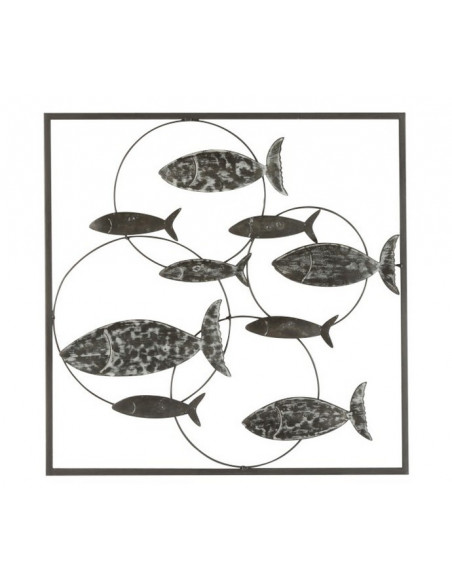 DECORATION MURALE POISSONS BULLES