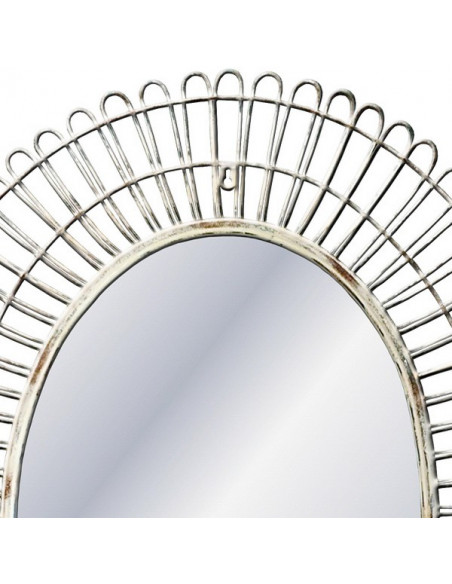 DECORATION MURALE MIROIR OVALE