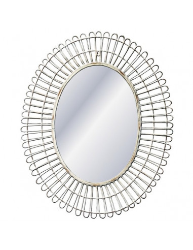 DECORATION MURALE MIROIR OVALE