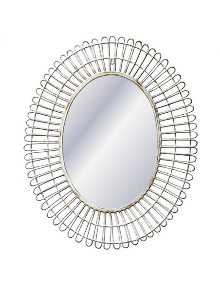 DECORATION MURALE MIROIR OVALE