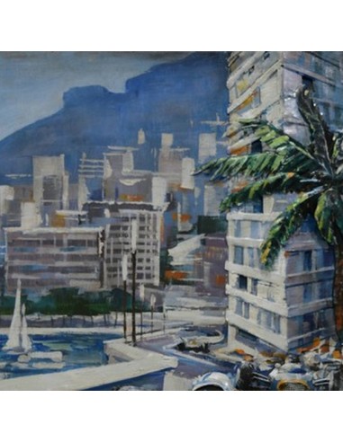 TABLEAU METAL - GRAND PRIX MONACO relief