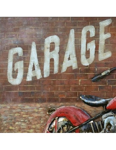TABLEAU METAL - MOTOR USA 1936 relief