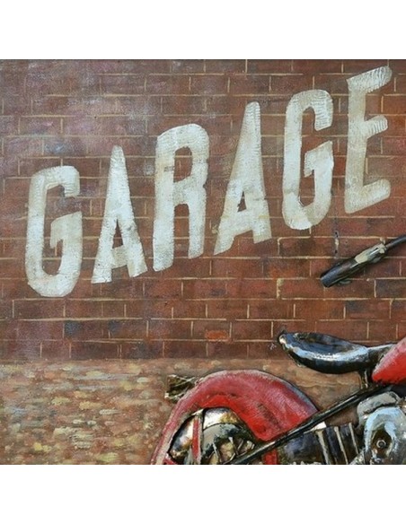 TABLEAU METAL - MOTOR USA 1936 relief