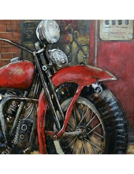 TABLEAU METAL - MOTOR USA 1936 relief
