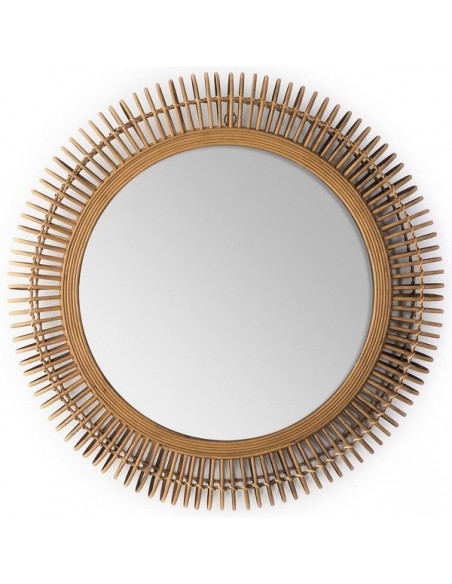 MIROIR OSIER ROND - 81CM