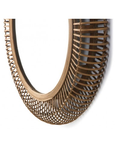 MIROIR OSIER ROND - 81CM