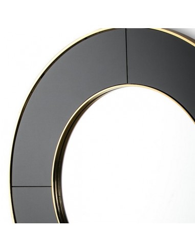 MIROIR BLACK AND GOLD - 80 CM