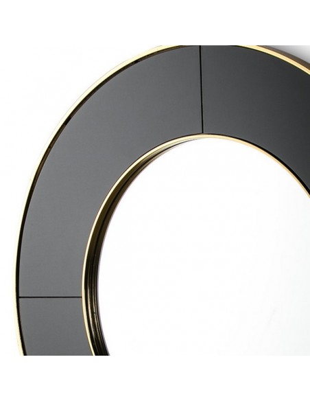 MIROIR BLACK AND GOLD - 80 CM