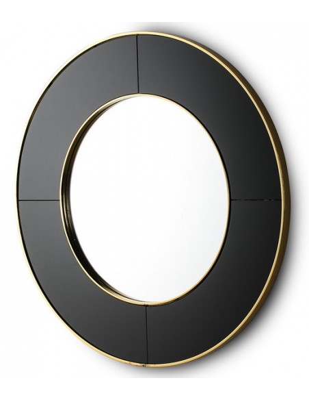 MIROIR BLACK AND GOLD - 80 CM