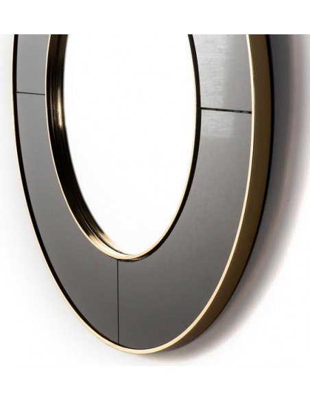 MIROIR BLACK AND GOLD - 80 CM