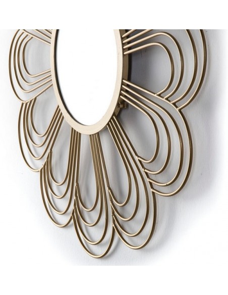 MIROIR PÉTALE D'OR - 81 CM