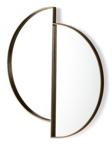 MIROIR DEMI-LUNE - 80 x 73 cm